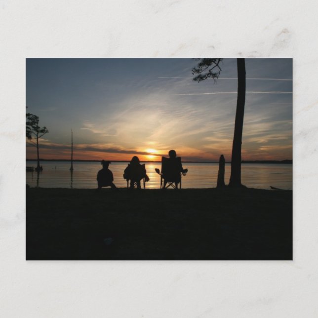 Beach camping postcard (Front)