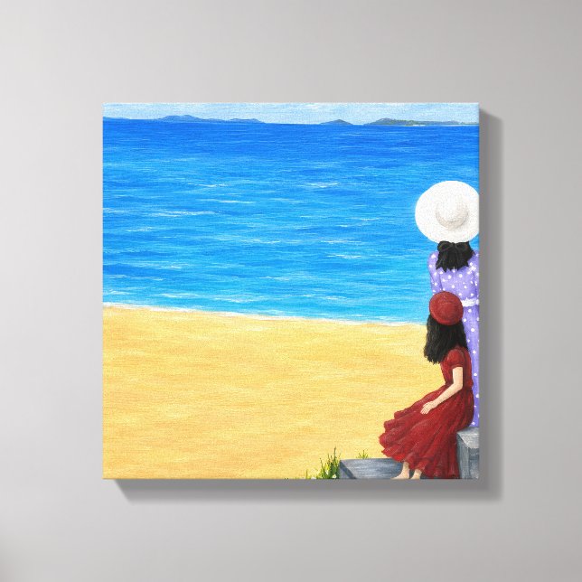 Beach canvas art (Front)