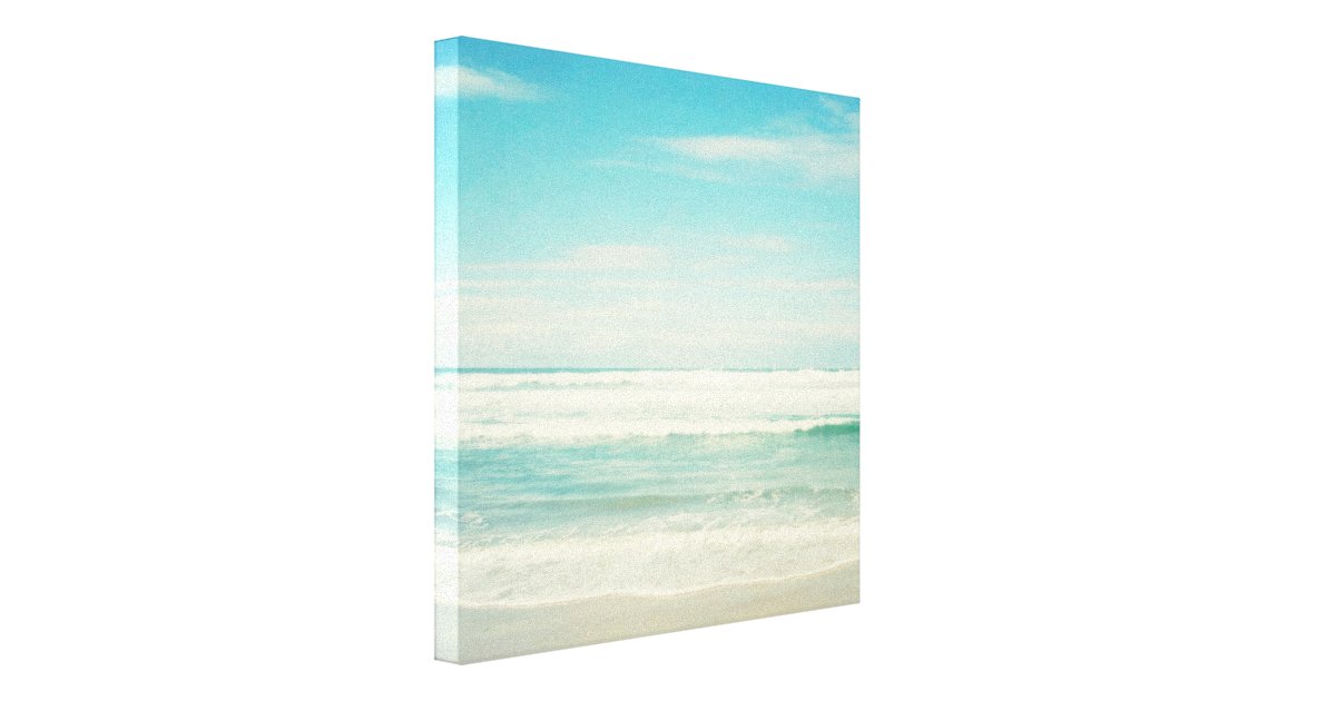 Beach Canvas Print | Zazzle