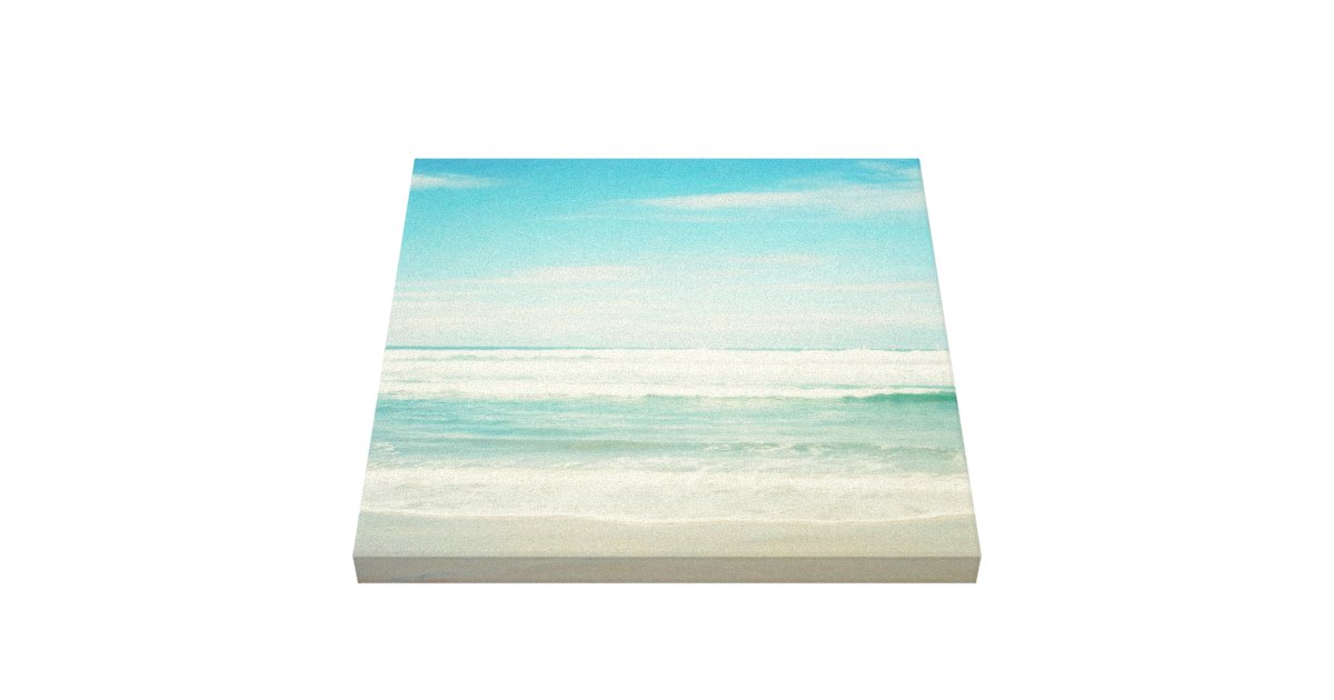 Beach Canvas Print | Zazzle