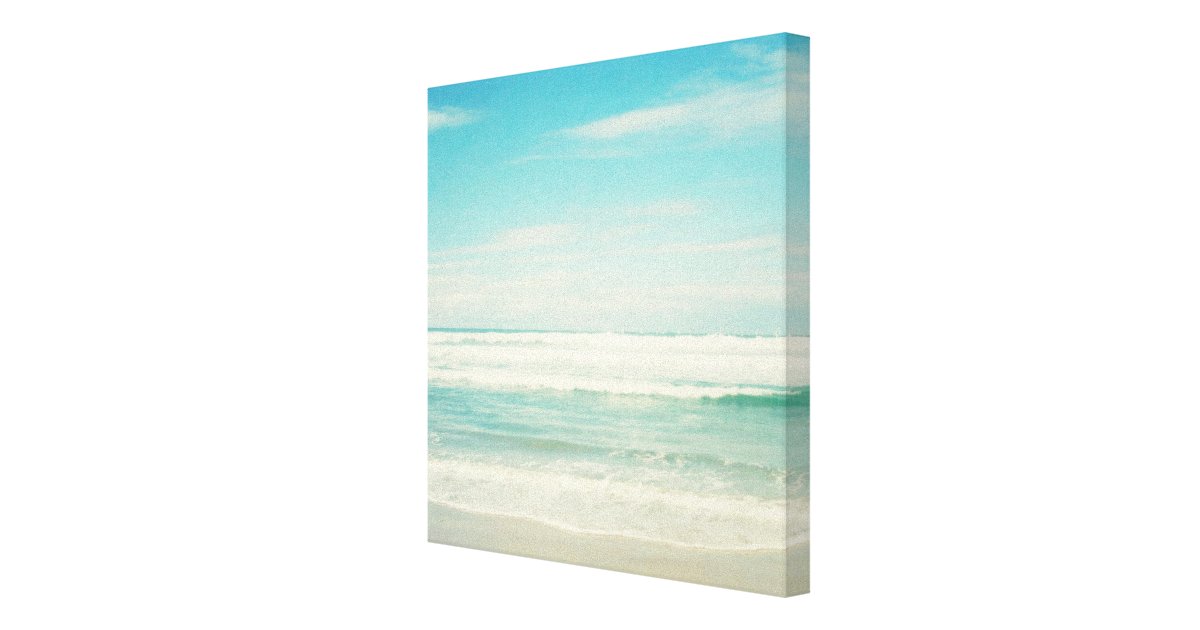 Beach Canvas Print | Zazzle