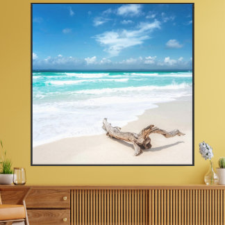 Beach Canvas Print – Relaxing Ocean Waves
