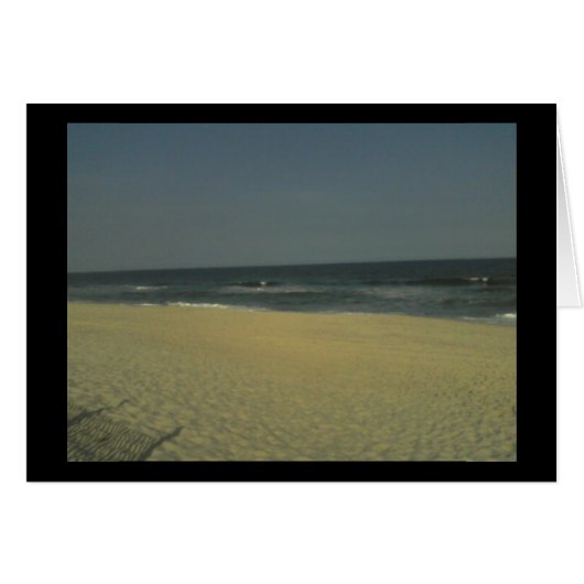 Beach Card (Front Horizontal)