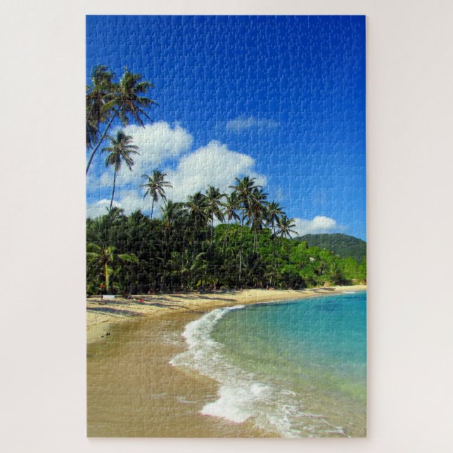beach caribbean tayrona jigsaw puzzle (Vertical)