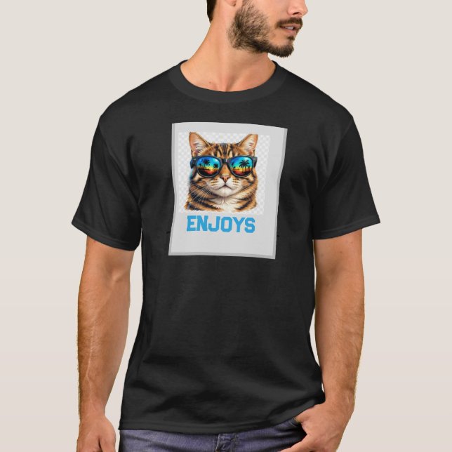 Beach cat T-Shirt (Front)