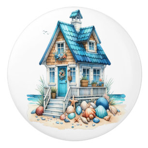 Beach  ceramic knob