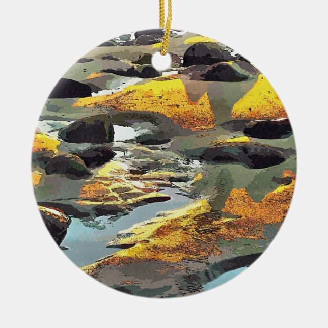 BEACH CERAMIC ORNAMENT (Front)