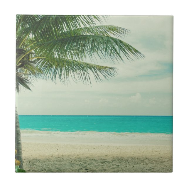 Beach Ceramic Tile (Front)