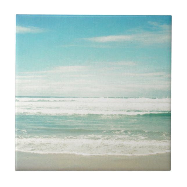 Beach Ceramic Tile (Front)