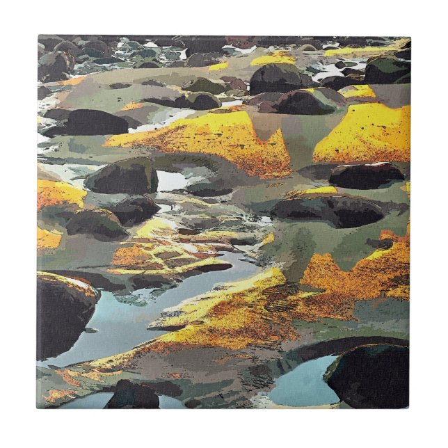 BEACH CERAMIC TILE (Front)