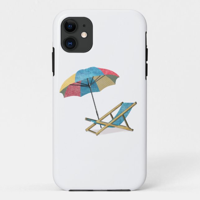 Beach Chair and Umbrella Case-Mate iPhone Case (Back)