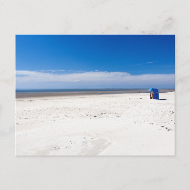 Beach chair at the North Sea Postcard (Front)