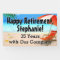 Beach Chair Scene Custom Retirement Party Banner