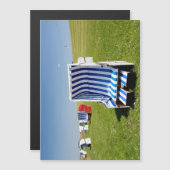 Beach chairs at the North Sea (Front/Back)
