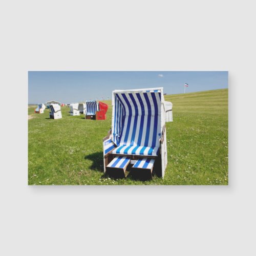 Beach chairs at the North Sea