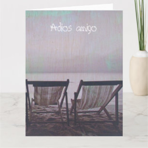 beach chairs big card