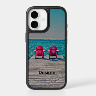 Beach Chairs Blue Sky iPhone 17 Case