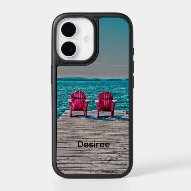 Beach Chairs Blue Sky Otterbox iPhone Case (Back)