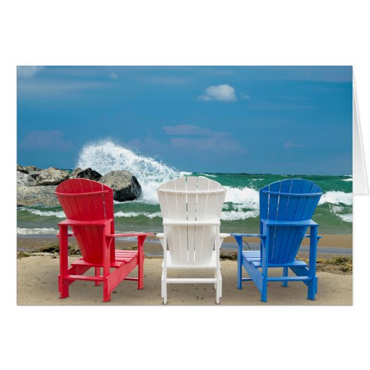 Beach Chairs Cards (Front Horizontal)