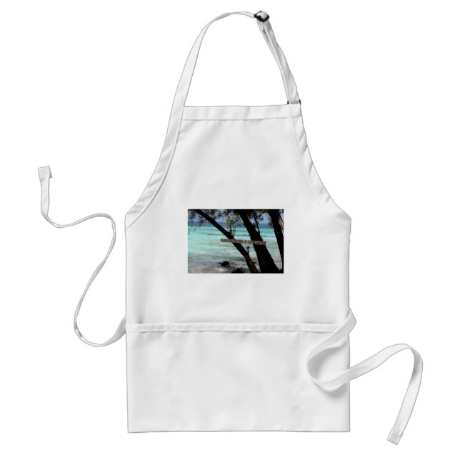 Beach Chairs Rum Point Grand Cayman Adult Apron (Front)
