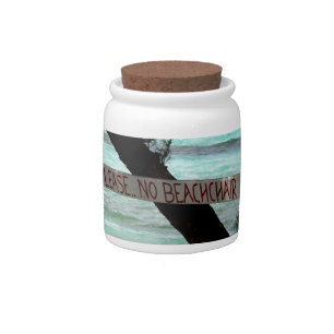 Beach Chairs Rum Point Grand Cayman Candy Jar
