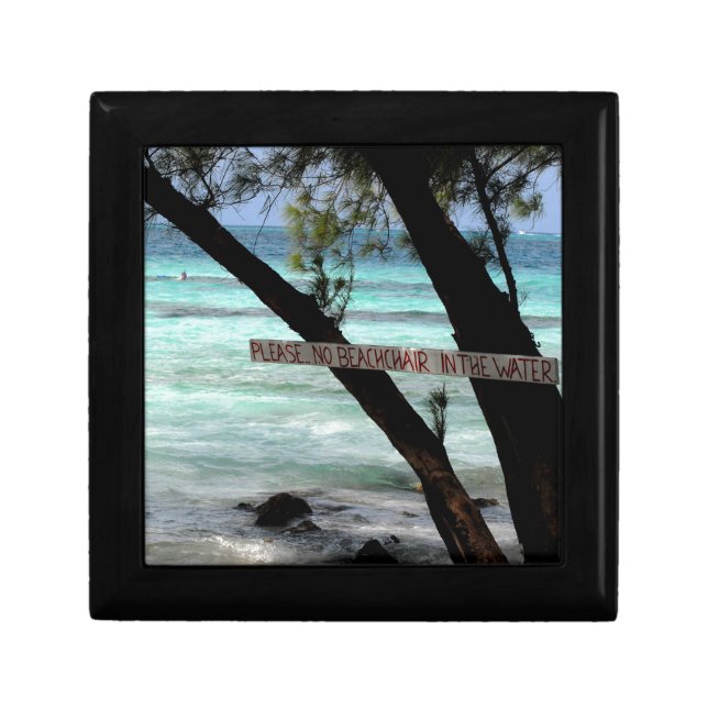 Beach Chairs Rum Point Grand Cayman Gift Box (Front)