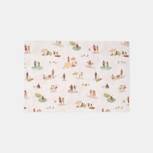 BEACH CHARACTERS  OUTDOOR RUG