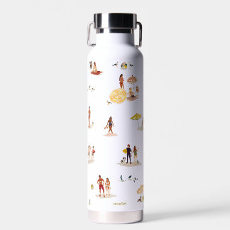 BEACH CHARACTERS  WATER BOTTLE