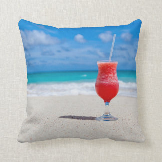 Beach Cheers Throw Pillow