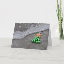 Beach Chic Christmas Card