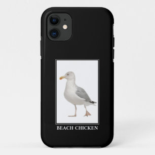 Beach Chicken – Seagull Gull Humor iPhone 11 Case