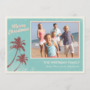 Beach Scene Christmas Cards | Zazzle - 100% Satisfaction Guaranteed!