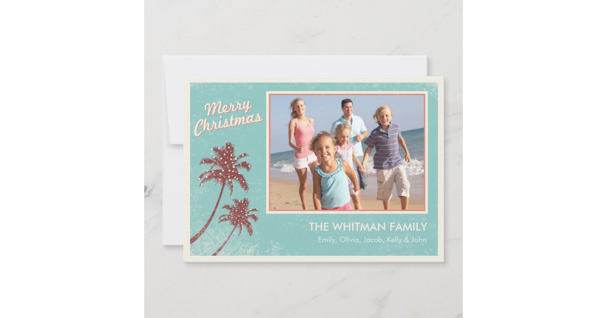 Beach Christmas Cards Zazzle