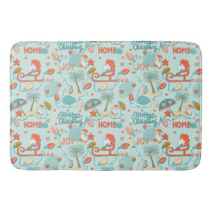 Beach Christmas, Christmas in Florida Bath Mat