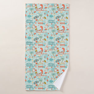 Beach Christmas, coastal holidays, Towel