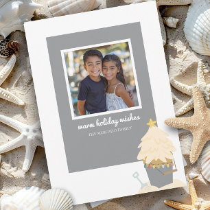 Beach Christmas Holiday Card
