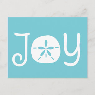 Beach Christmas Holiday Joy Sand Dollar