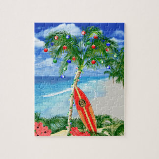Beach Christmas Jigsaw Puzzle