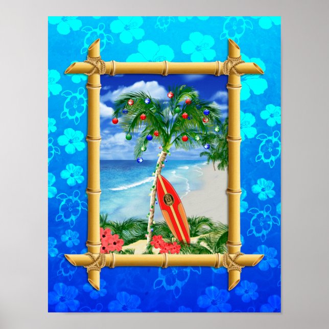 Beach Christmas Poster (Front)