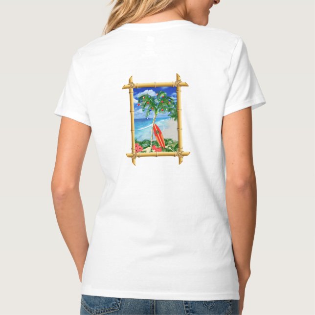 Beach Christmas T-Shirt (Back)