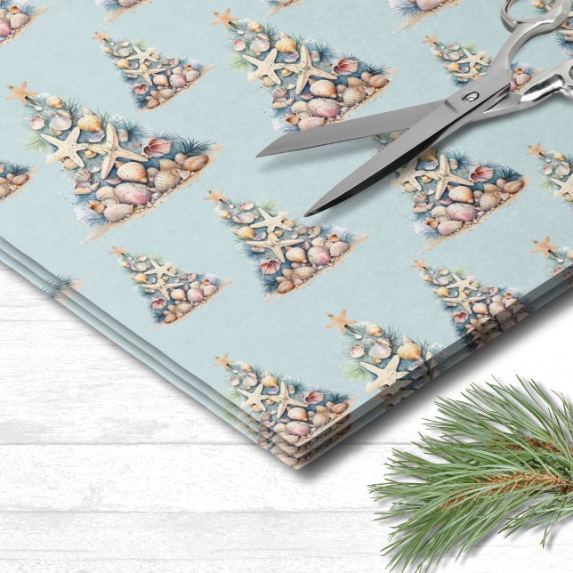 Beach Christmas Tissue Paper (Beach Christmas Tissue Paper)