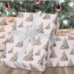 Beach Christmas Wrapping Paper<br><div class="desc">Get into the holiday spirit with this unique Christmas wrapping paper featuring a Christmas tree pattern made of shells and starfish. Perfect for wrapping beachy holiday wishes, this paper is ideal for anyone living in tropical places like Florida, Hawaii, or the Bahamas, or for those who simply adore the beach...</div>