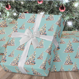 Beach Christmas Wrapping Paper