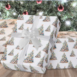 Beach Christmas Wrapping Paper<br><div class="desc">Get into the holiday spirit with this unique Christmas wrapping paper featuring a Christmas tree pattern made of shells and starfish. Perfect for wrapping beachy holiday wishes, this paper is ideal for anyone living in tropical places like Florida, Hawaii, or the Bahamas, or for those who simply adore the beach...</div>