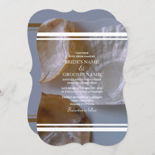 Beach Clams Wedding Invitations
