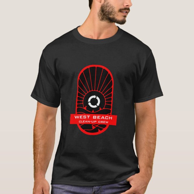 Beach Clean - Up Volunteer Crew T-Shirt (Front)
