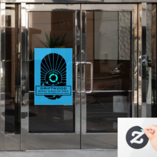 Beach Clean - Up Volunteer Crew Window Cling