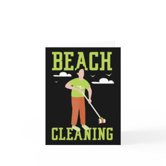Beach Cleaning Beaches Coast Clean Up  Card