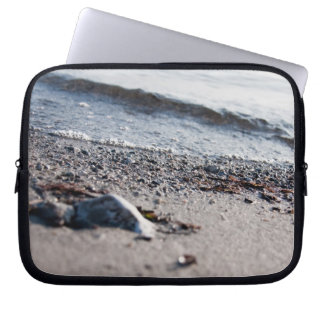Beach close up laptop sleeve