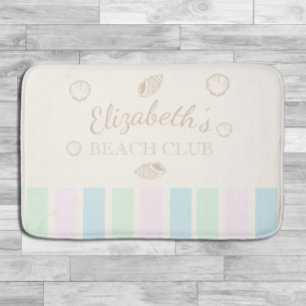 Beach Club Birthday Bath Mat